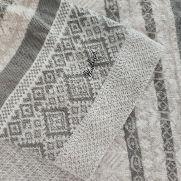 WOOLRICH Beige Cotton Quarter-Zip Pullover Large - Picture 9 of 10